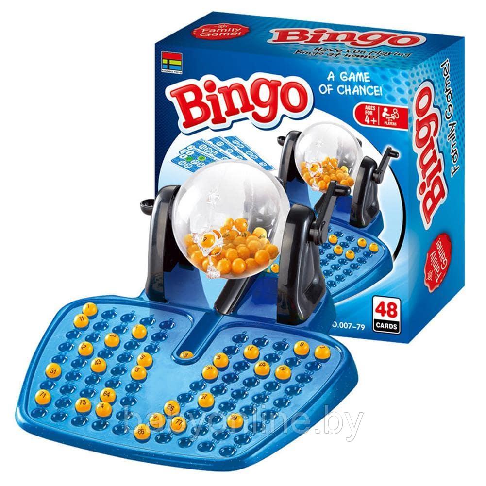 Настольная игра Бинго Bingo лотерея Лото с лототроном арт 007-79 - фото 1 - id-p187338082