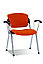 Складной стул ДЖЕК блек для посетителей и дома, (JACK bleck кож/зам V -4 черный), фото 4