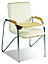 Складной стул ЭЛЕГАНТ алюм для посетителей и дома, кресла ELEGANT Silver  кож/зам V -, фото 7