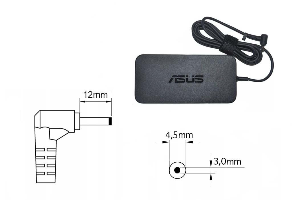 Оригинальная зарядка (блок питания) для ноутбука Asus FX570, PA-1121-28, 120W, Slim, штекер 4.5x3.0 мм - фото 1 - id-p187350668