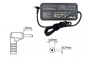 Оригинальная зарядка (блок питания) для ноутбука Asus ROG GU501, ADP-180TB H, 180W, Slim, штекер 6.0x3.7 мм