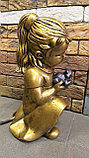 Скульптура "Девочка с лягушкой " фонтан, фото 3