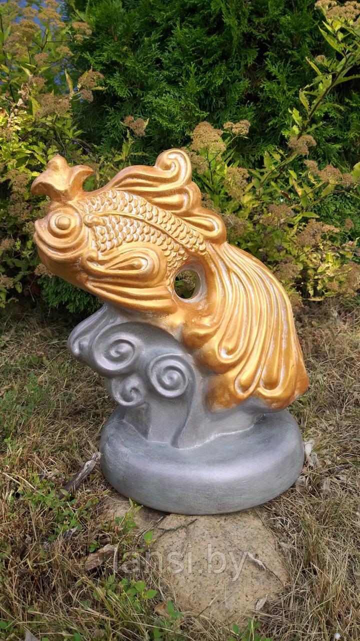 Скульптура "Золотая рыбка " фонтан