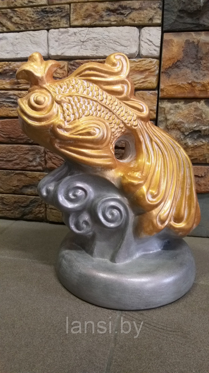 Скульптура "Золотая рыбка " фонтан - фото 1 - id-p187393952