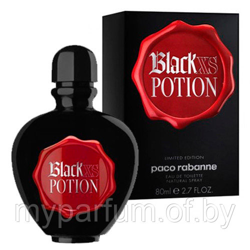 Женская туалетная вода Paco Rabanne Black XS Potion for Her 80ml edt - фото 1 - id-p23568661