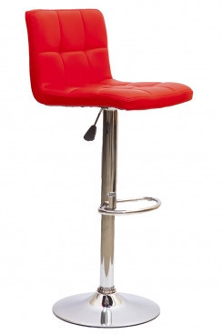 Барный стул Logos Красный (экокожа)