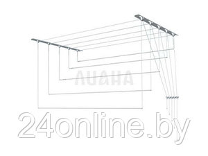 Сушилка потолочная Лиана 2,4 метра металл (С-010)