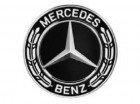 Аксессуар Mercedes-Benz Заглушка колесного диска (звезда с лавровым венком, черная) B66470201