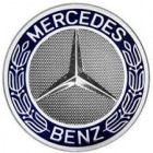 Аксессуар Mercedes-Benz Заглушка колесного диска синяя объемная B66470210