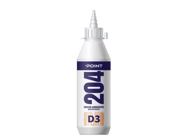 Клей для дерева POINT "204 D3 Wood Adhesive", прозрачный, 500 мл - фото 1 - id-p187410166