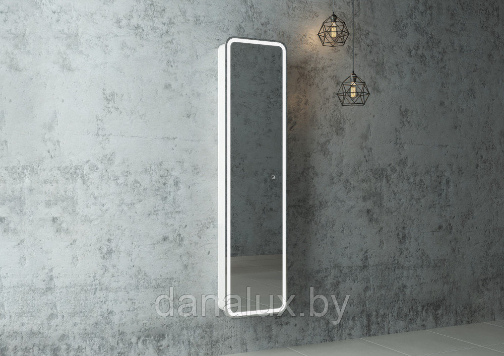 Зеркало-шкаф-пенал с подсветкой Континент Lorenzo LED 40х160