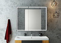 Зеркало-шкаф с подсветкой Континент Mirror Box LED 100х80