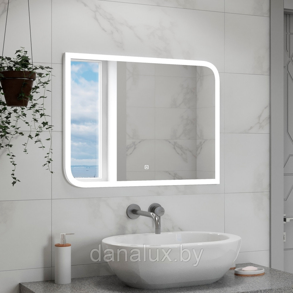 Зеркало с подсветкой Континент Fantasy LED 80х60 - фото 1 - id-p187410653