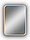 Зеркало с подсветкой Континент Burzhe LED 50х70 ореольная теплая подсветка и бесконтактный сенсор, фото 4