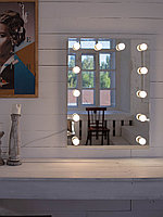 Зеркало с подсветкой Континент Гримерное Бриджит (12 ламп) 60х80