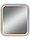 Зеркало с подсветкой Континент Burzhe LED 60х70 ореольная теплая подсветка и бесконтактный сенсор, фото 4