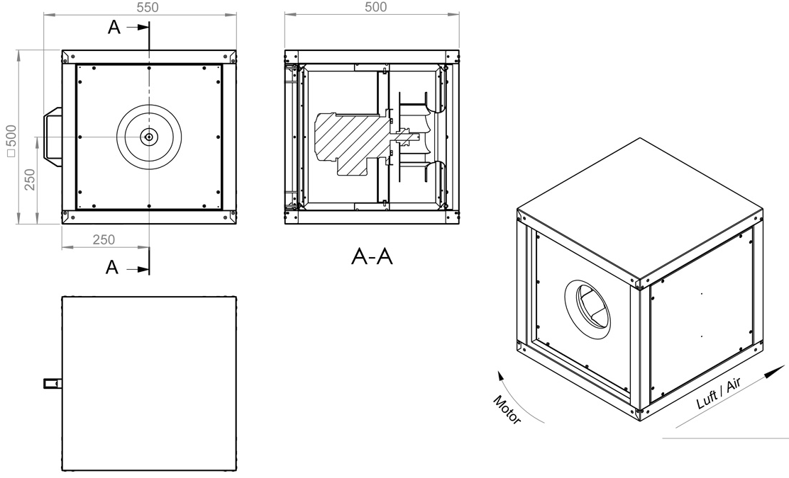 Вытяжной вентилятор MPC 450 E4 - фото 4 - id-p23579792