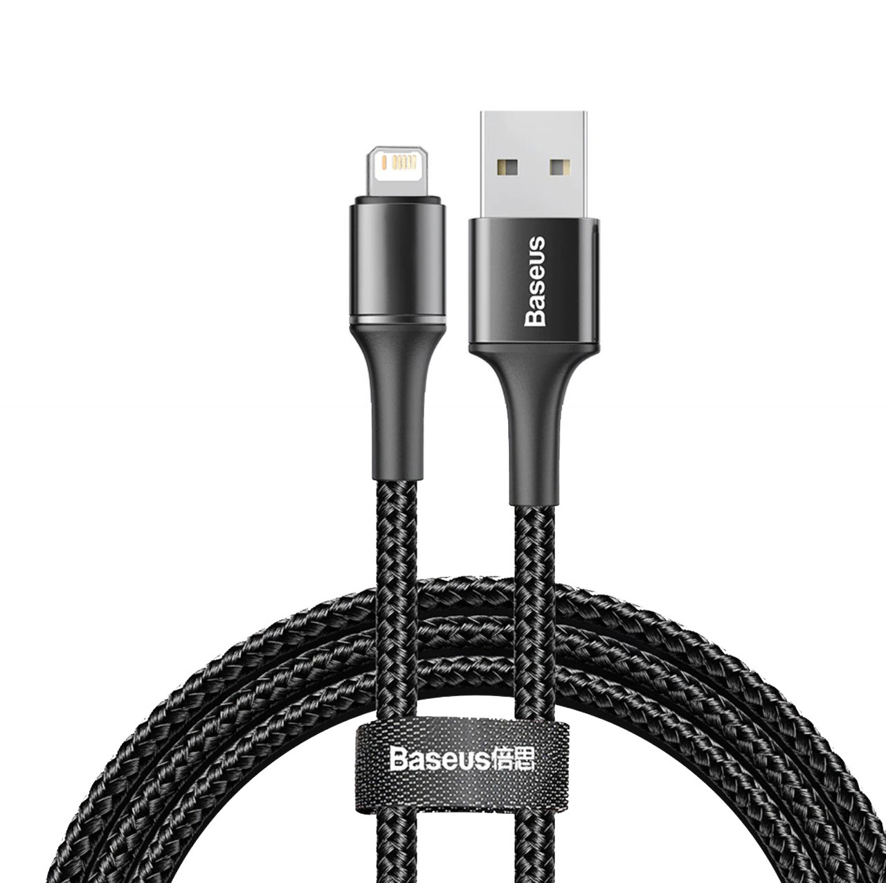 USB-кабель для быстрой зарядки с подсветкой Baseus для iPhone 2м - фото 1 - id-p187415198