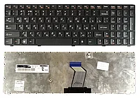 Клавиатура для ноутбука Lenovo IdeaPad Y570, Y570A, Y570E, Y570S, 570I с рамкой, черная (MP-10K5)