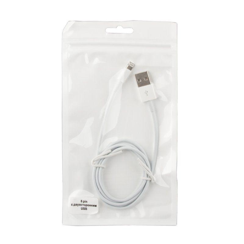 USB Lightning Cable для Apple 8-pin с двусторонним USB разъемом (европакет)