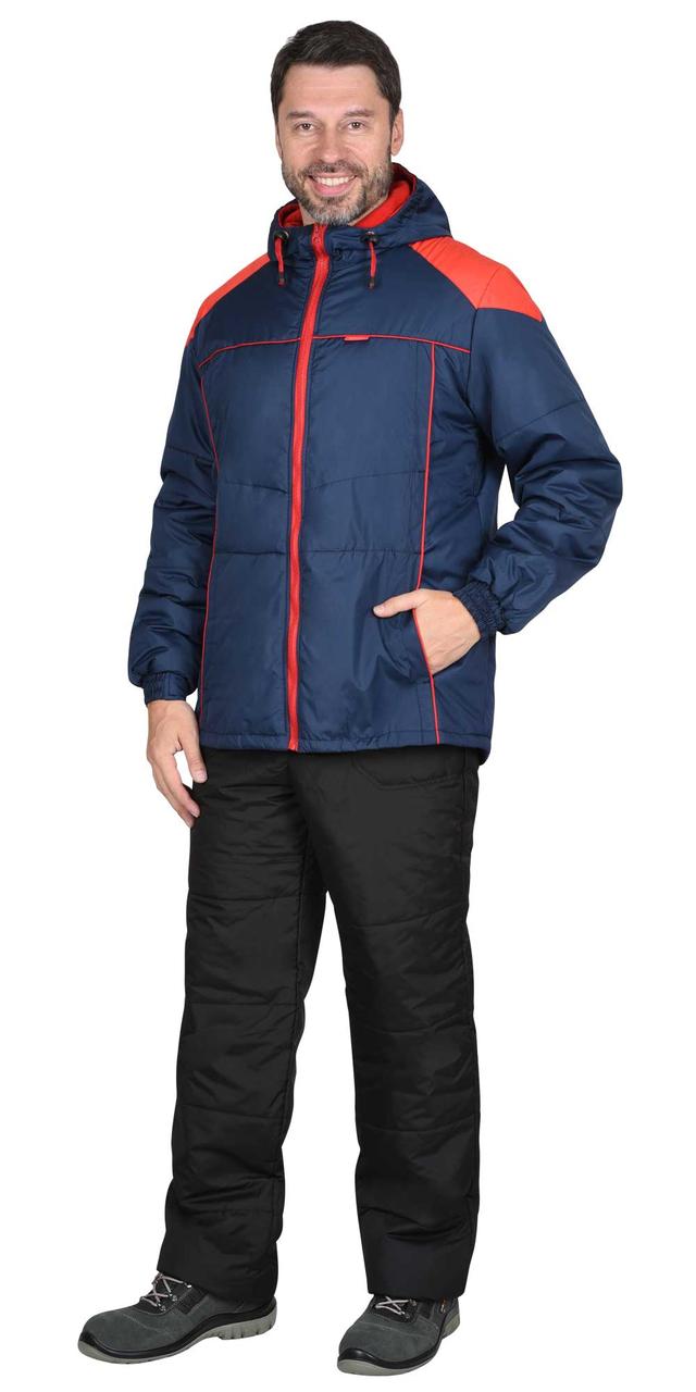 Куртка "СИРИУС-Спринтер" мужская, т.синяя с красным