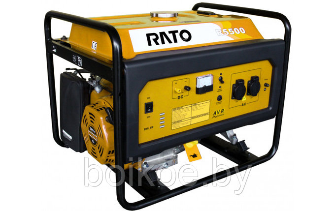 Бензиновый генератор RATO R5500 (5,5 кВт), фото 2