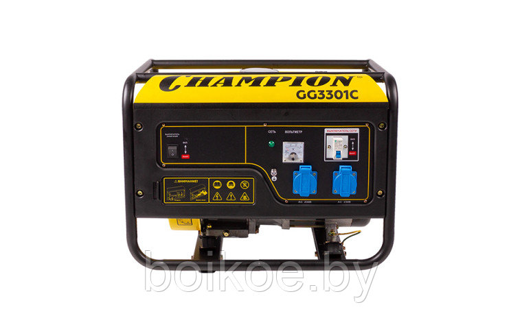 Бензиновый генератор Champion GG3301C (3.1 кВт) - фото 3 - id-p187422655