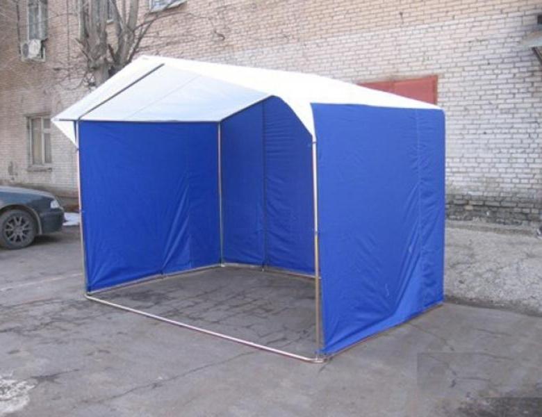 Палатка торговая размер 3х3 М (труба квадратная 20мм) ткань Оксфорд-300Д - фото 1 - id-p84791348