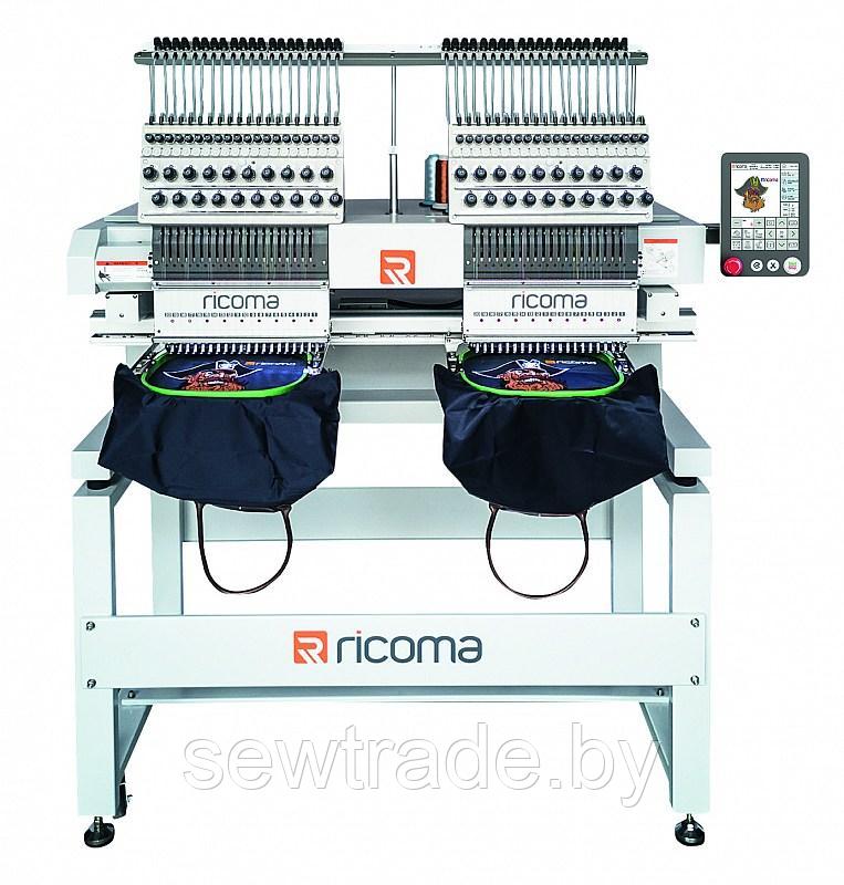 Промышленная двухголовочная вышивальная машина RICOMA MT-2002-8S 500 x 360 мм