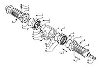 Передний мост Амкодор 527 CARRARO 370466 (28.32 м)