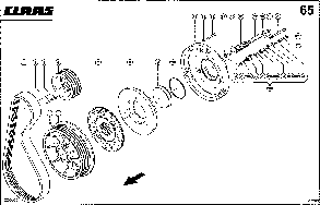 Диск сцепления SACHS 1864 501 001