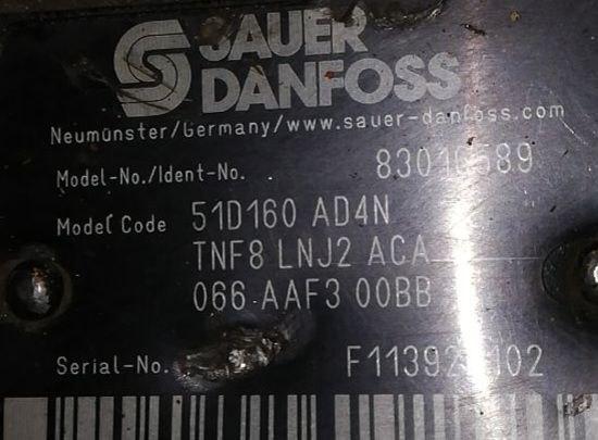 Гидромотор Sauer Danfoss 51D160 AD4N T4C0 LNL4  NNN 040AAF3 00B3 (модель 80005802)