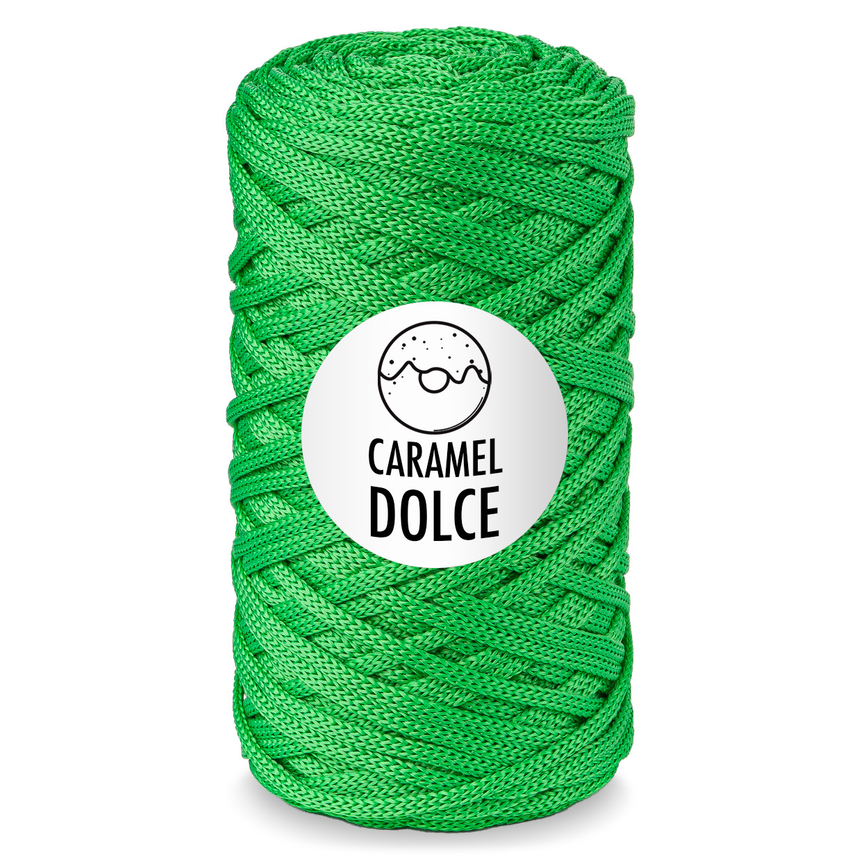 Шнур для вязания Caramel DOLCE 4 мм цвет яблоко - фото 1 - id-p187424500