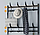 Вешалка-полка с крючками для одежды в прихожую New Simple floor Clothes Rack 5 ярусов, фото 5