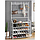 Вешалка-полка с крючками для одежды в прихожую New Simple floor Clothes Rack 5 ярусов, фото 6