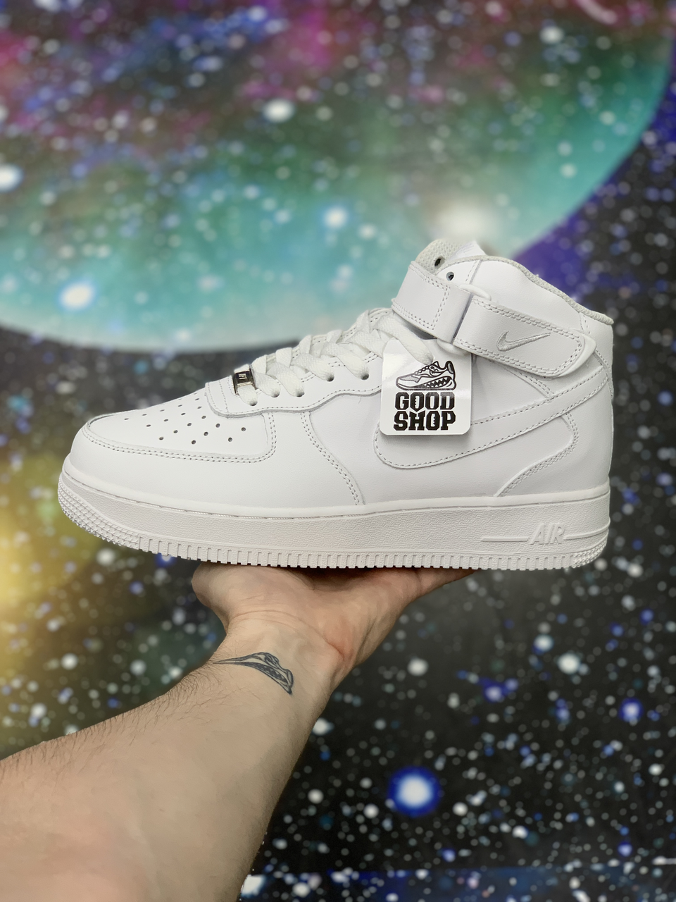 Кроссовки Nike Air Force Mid All White
