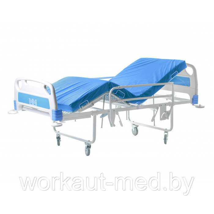 Кровать медицинская 3-секционная Здоровье-3 с1131м/П (модернизированная)