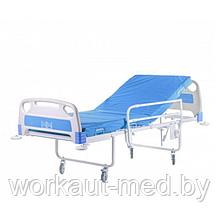 Кровать медицинская односекционная Здоровье-1 с1129м/2П (модернизированная)