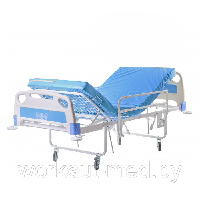 Кровать медицинская двухсекционная Здоровье-2 с1130м/2П (модернизированная) - фото 1 - id-p187425716