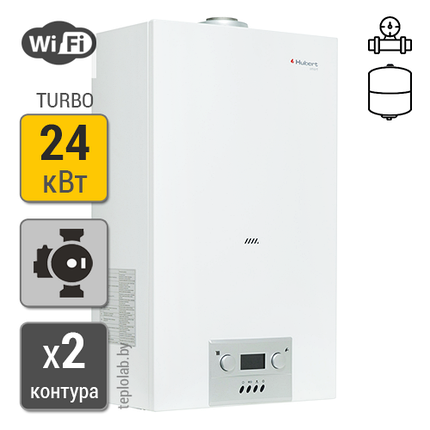 Газовый настенный котел Hubert AGB-24DX Wi-Fi, фото 2