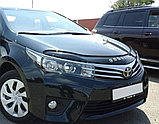 Дефлектор капота - мухобойка, Toyota Corolla 2013-..., VIP TUNING, фото 2