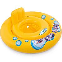 Надувной круг Intex 59574 с сиденьем и спинкой My Baby Float 67 см