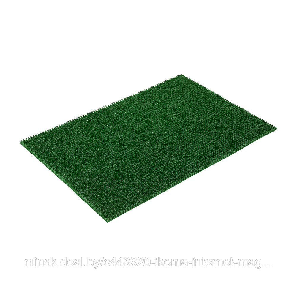 Коврик придверный "ТРАВКА" на противоскользящей основе 60*90 см., зеленый (VORTEX 24104) - фото 1 - id-p187459417