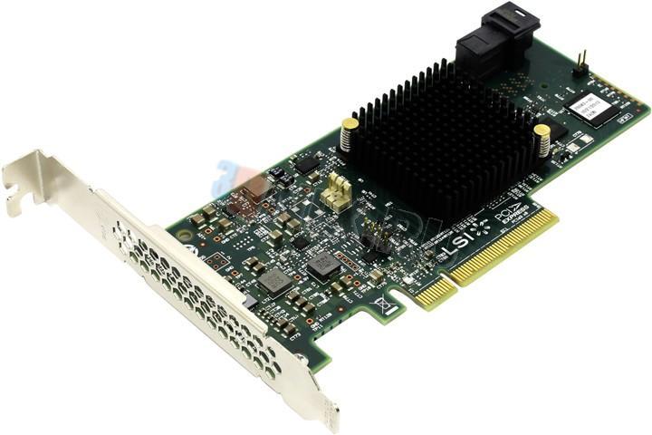LSI/Broadcom MegaRAID SAS 9341-4i LSI00419/25461 (RTL) PCI-Ex8, 4-portSAS/SATA 12Gb/s RAID 0/1/5/10/50
