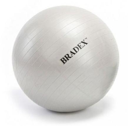 Мяч для фитнеса Bradex SF 0017 "Фитбол-75" серый, 75 см