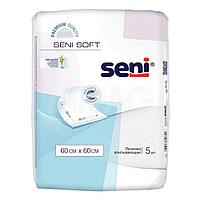 Гигиенические пеленки впитывающие Seni Soft 60*60 см, 5 шт