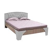 Кровать «Виолетта»,1800 × 2000 мм, без основания, шимо светлый / белый глянец