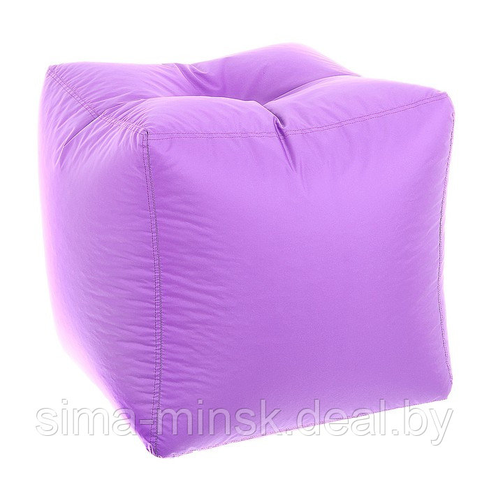 Пуфик-куб, 45х45 см, цвет фиолетовый - фото 1 - id-p187473827