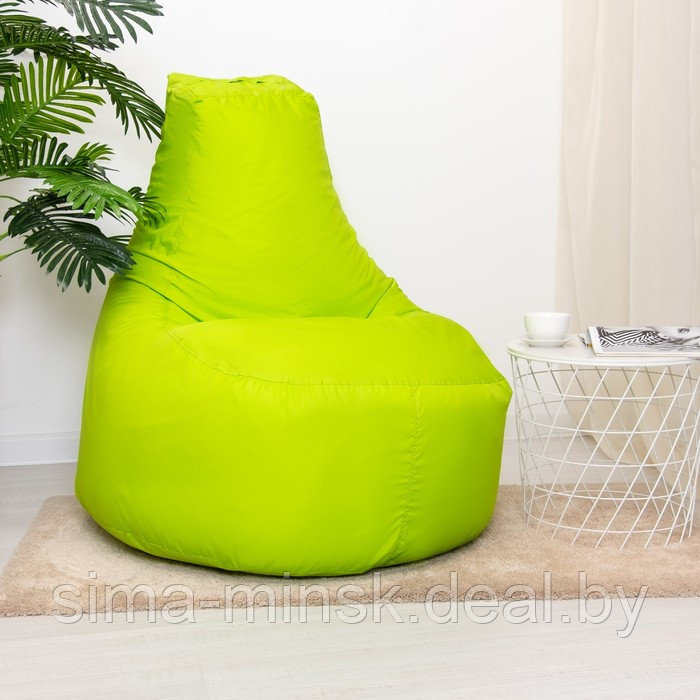 Кресло-мешок "Банан", d90/h100, цвет тёмно-салатовый - фото 1 - id-p187473966