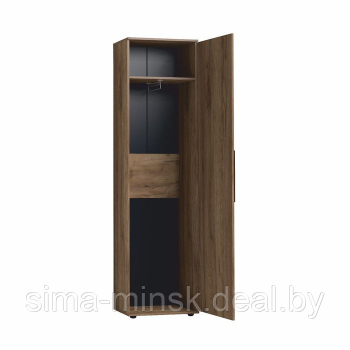 Шкаф для одежды и белья Nature 71, 560 × 400 × 2113 мм, цвет дуб табачный craft - фото 2 - id-p187469716